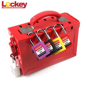 Cutie de deconectare a siguranței din oțel portabil Loto Group Lockout